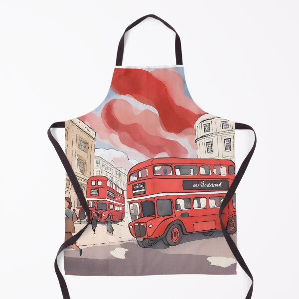 Item preview, London watercolor drawing designed and sold by Lilou13Magasin.