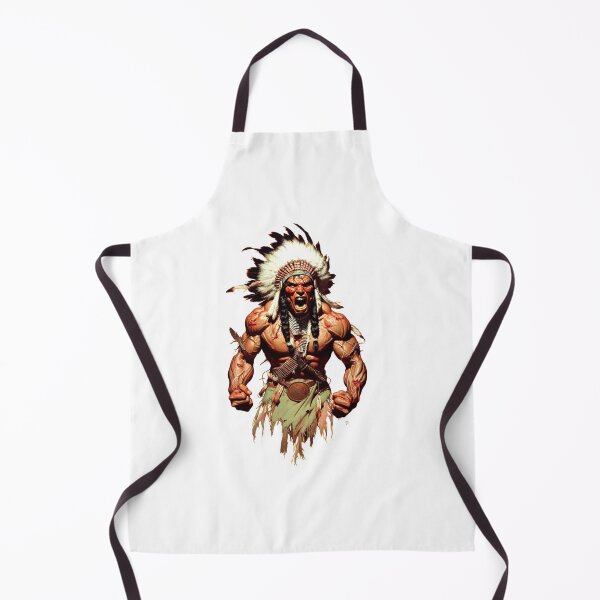 Item preview, "Warrior Spirit - Native American Fighter in Battle Stance designed and sold by Hungry-Murphy.