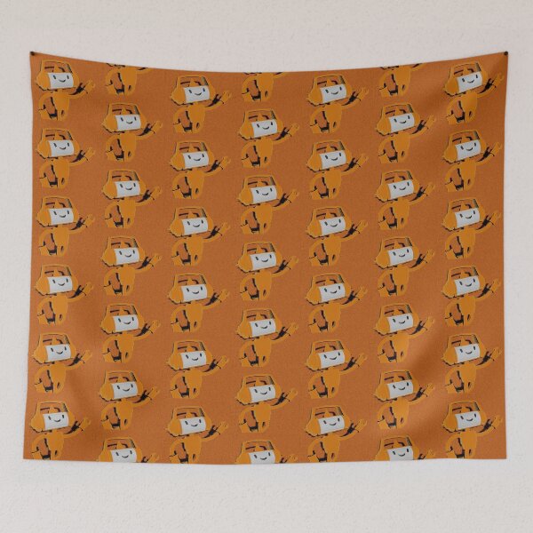Item preview, Robot Rad-Pal halftone orange & black designed and sold by idesignnew77.
