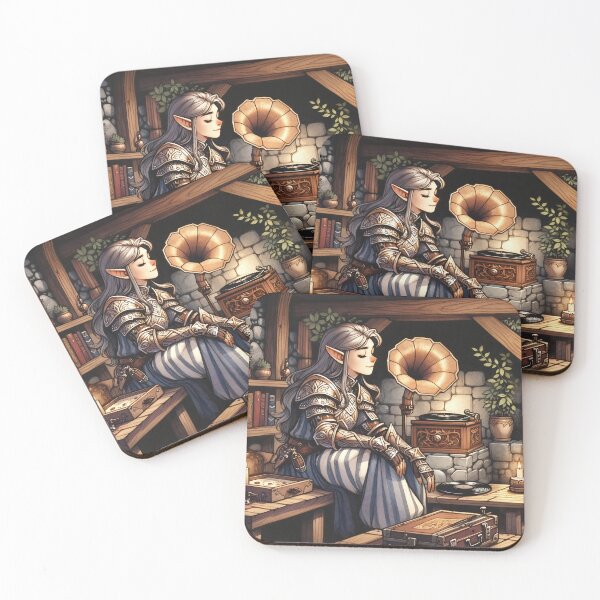 Item preview, Vinyl Tavern Break - Elf Adventurer designed and sold by Ghost-Hearts.