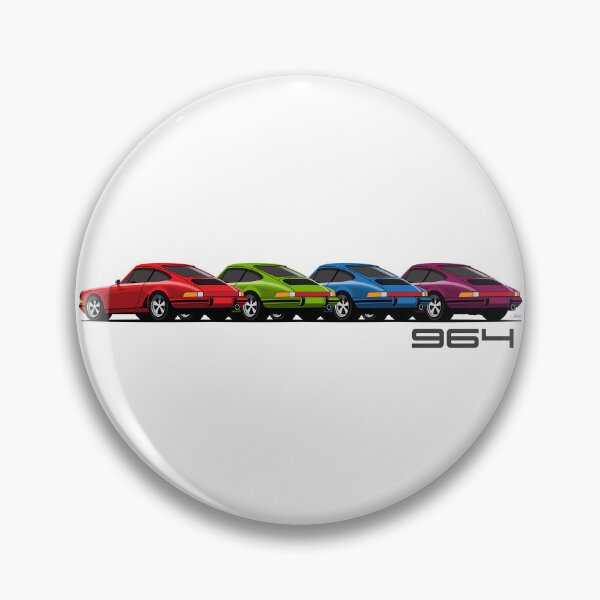 Item preview, Porsche 911 964 colors Illustration designed and sold by blackdogshop.