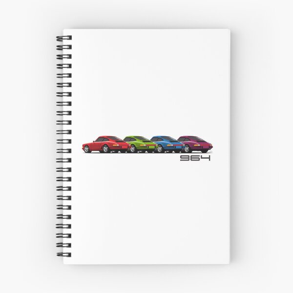 Item preview, Porsche 911 964 colors Illustration designed and sold by blackdogshop.