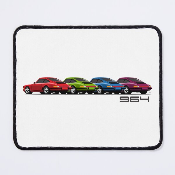 Item preview, Porsche 911 964 colors Illustration designed and sold by blackdogshop.