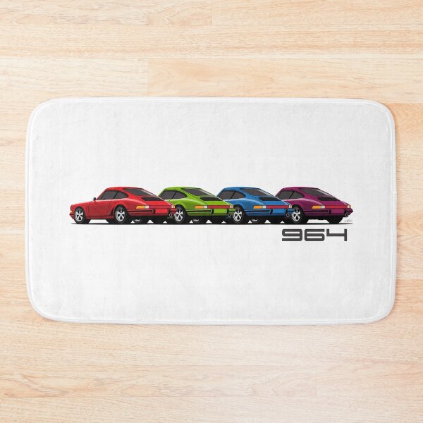 Item preview, Porsche 911 964 colors Illustration designed and sold by blackdogshop.