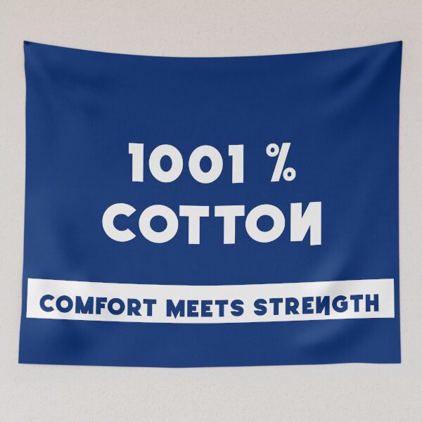 Item preview, 1001% COTTON: Woven Into Your Personality, Unique designed and sold by villacreativa.