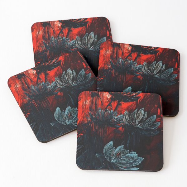 Item preview, Dark flowers in red light designed and sold by MaximFuss.