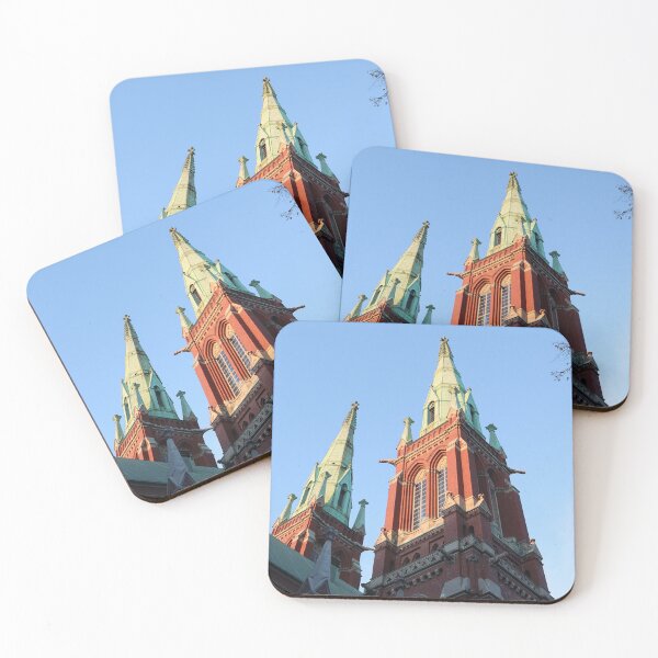 Item preview, Towers of St. John's Church in Helsinki Finland designed and sold by cnvlphotography.