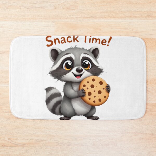 Item preview, Cute Anime Raccoon Snack Time Designe designed and sold by SignumShop.