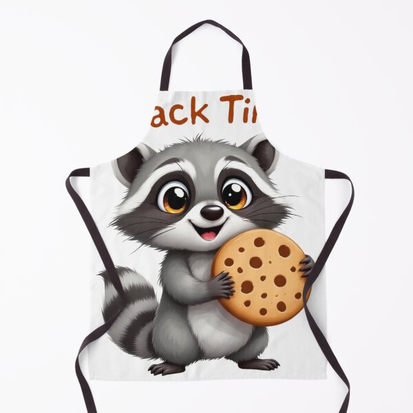 Item preview, Cute Anime Raccoon Snack Time Designe designed and sold by SignumShop.