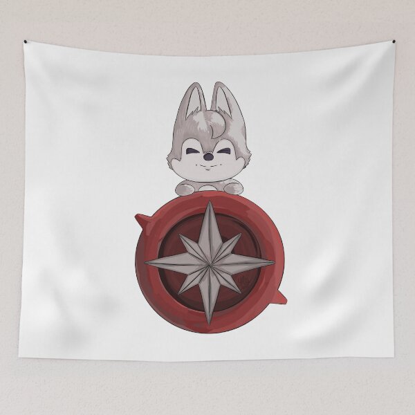 Item preview, Wolfchan on the compass designed and sold by NahyArt.