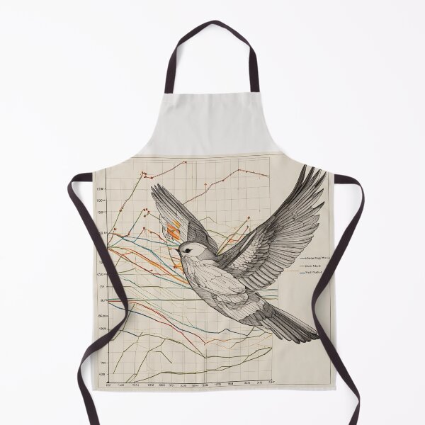 Item preview, Birds flying over old graphs and maps. designed and sold by Rompecabezas.