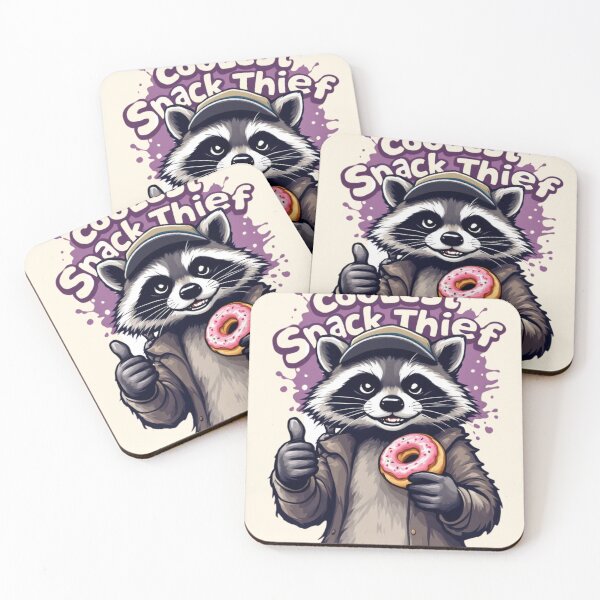 Item preview, Coolest Snack Thief Raccoon designed and sold by SignumShop.