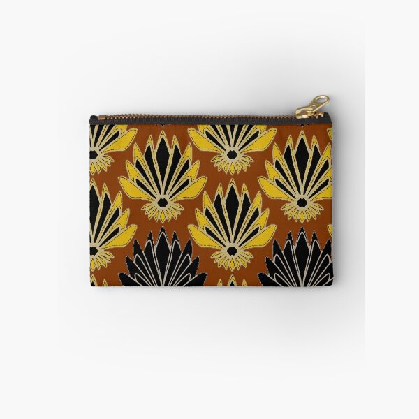 Item preview, YELLOW BLACK COFFEE BROWN AGAVE ABSTRACT designed and sold by sharlesart.