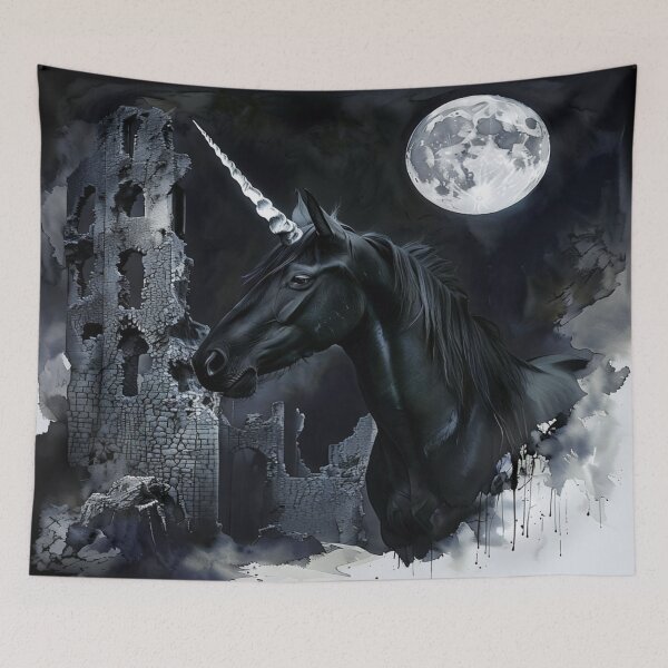 Aperçu de l'œuvre Licorne Mystique dans un Château Médiéval créée et vendue par Collection de trésors .