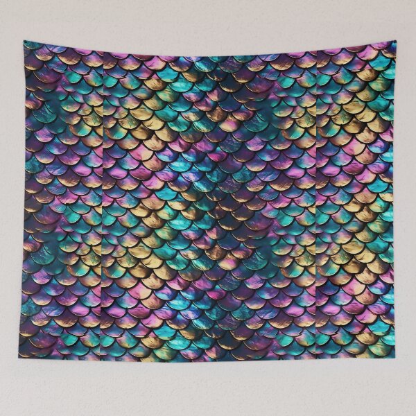Item preview, Vibrant Magical Mermaid Scales designed and sold by PrintSplurge.