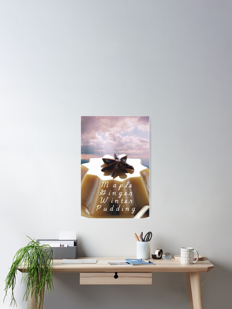 Thumbnail 2 of 3, Poster, Maple Ginger Winter Pudding designed and sold by CUTESTUFFnow.