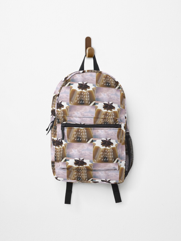 Thumbnail 1 of 3, Backpack, Maple Ginger Winter Pudding designed and sold by CUTESTUFFnow.