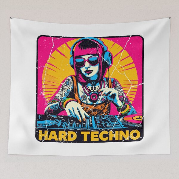 Item preview, Hard Techno Underground DJ designed and sold by Urban-Alien.