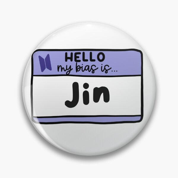 Item preview, Hello, my bias is… Jin designed and sold by natashacole.