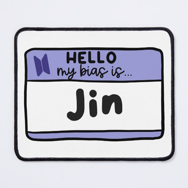 Item preview, Hello, my bias is… Jin designed and sold by natashacole.
