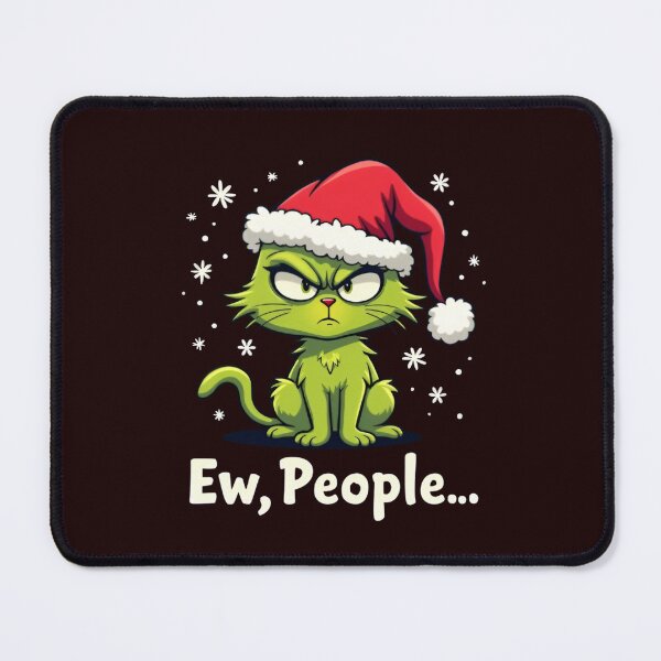 Item preview, Funny Christmas Cat Ew People Meowy Cat Lovers Kids Women Men Boys and Girls designed and sold by KamalaDesign.