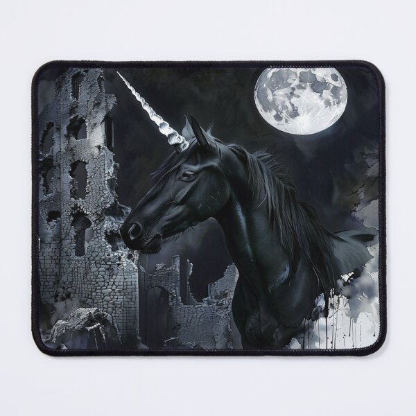 Item preview,  Mystisches Einhorn in einer mittelalterlichen Burg designed and sold by Collection de trésors .