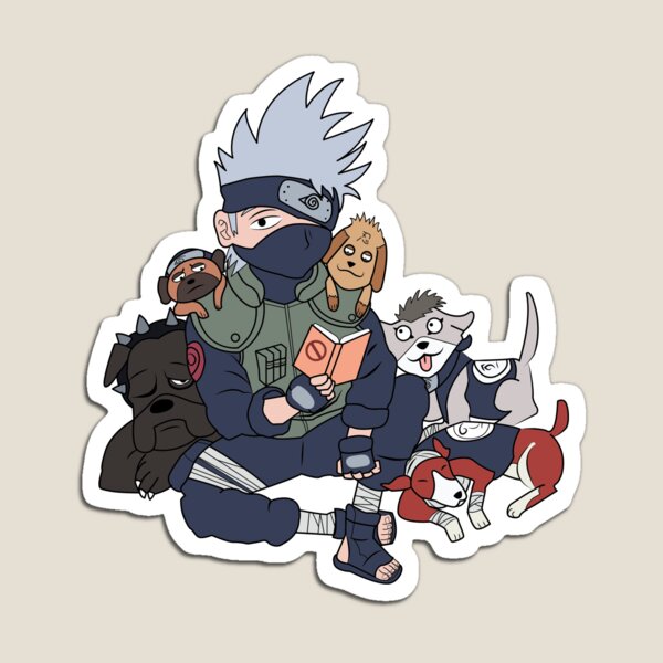 Aperçu de l'œuvre Kakashi avec les chiens ninja créée et vendue par ArtBubba1722.
