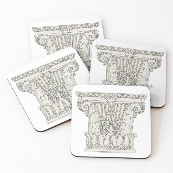 Item preview, Corinthian Capital, Architecture Drawing, Ancient Architecture #2 designed and sold by HawthorneFlame.