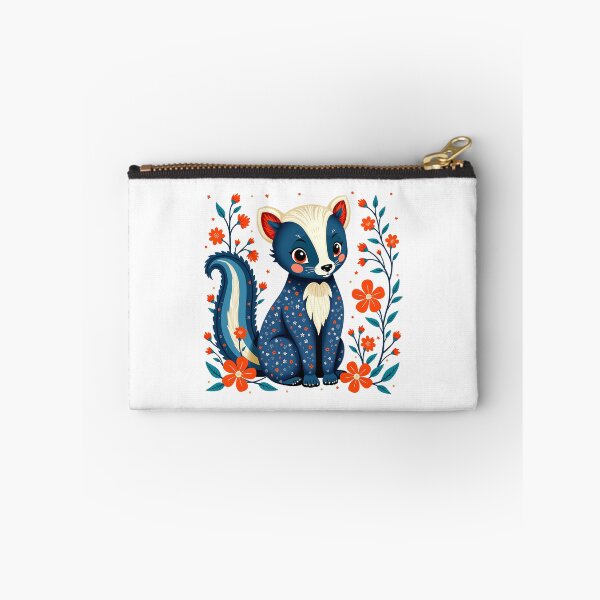 Item preview, Whimsical Floral Skunk Illustration designed and sold by BirdsnStuff.