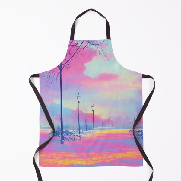 Item preview, Bright Pastel Icy Winter Sunset designed and sold by BubbleGalaxy.
