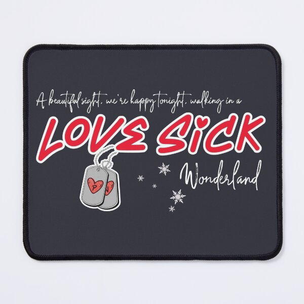 Item preview, Love Sick in Wonderland in Red designed and sold by Global Rainbow Engineers.
