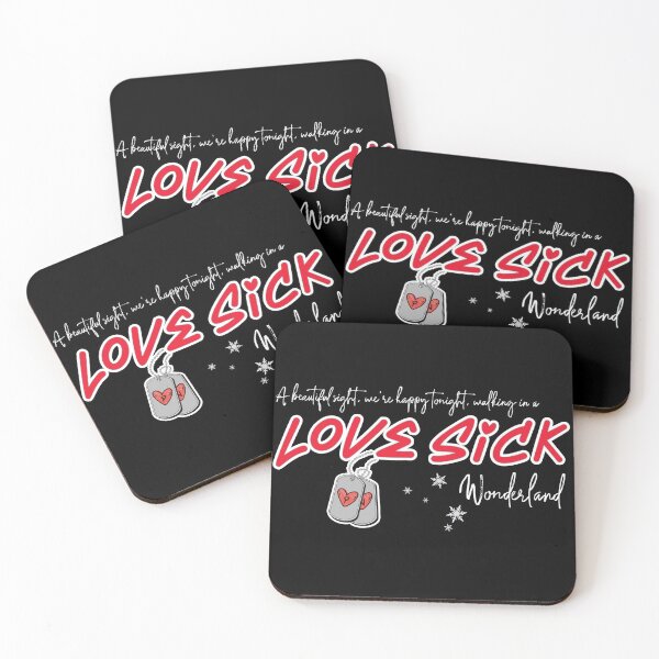 Item preview, Love Sick in Wonderland in Red designed and sold by Global Rainbow Engineers.