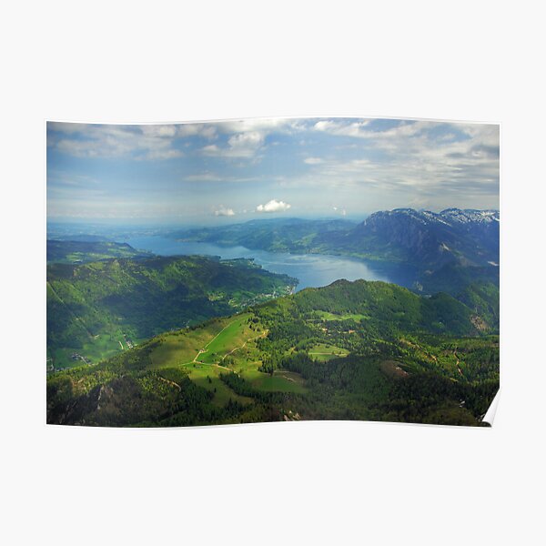 Attersee from Schafberg Poster