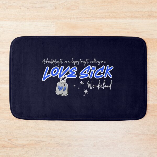 Item preview, Love Sick in Wonderland in Blue designed and sold by Global Rainbow Engineers.