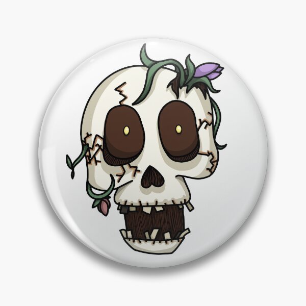 Item preview, Damaged Skull designed and sold by SketchyFriends.