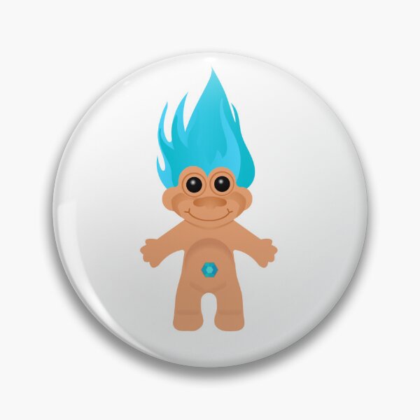 Item preview, Blue Hair Troll designed and sold by MineEyes.