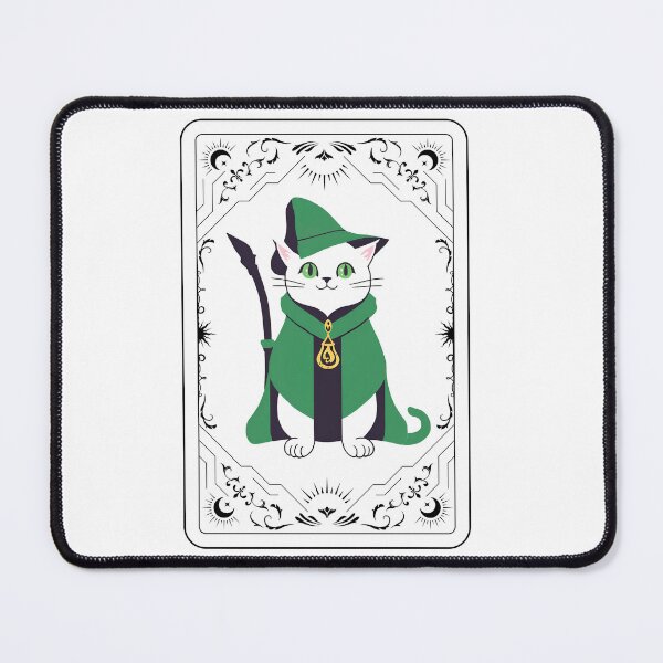 Item preview, The Feline Wizard: A Tarot Card of Magic and Mystery. Magical Cat Wizard - Amulet of Luck designed and sold by MarCreativArt.