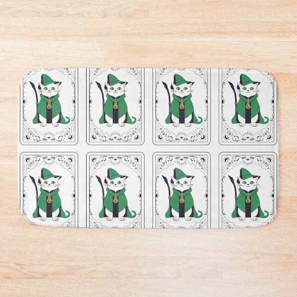 Item preview, The Feline Wizard: A Tarot Card of Magic and Mystery. Magical Cat Wizard - Amulet of Luck designed and sold by MarCreativArt.