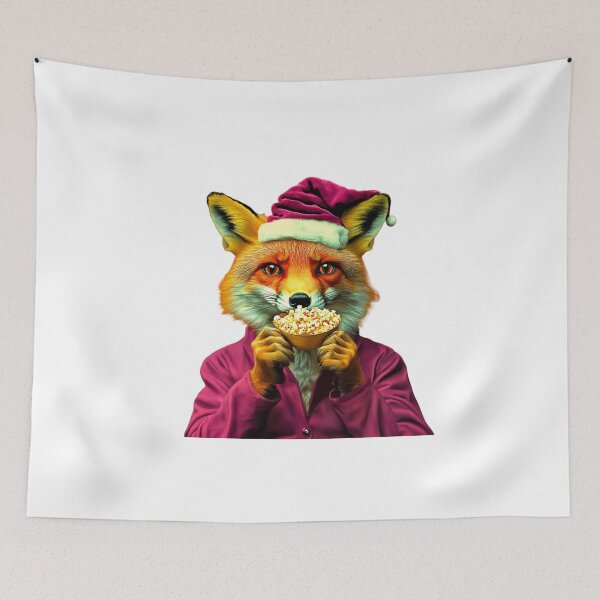 Item preview, Christmas move night fox  designed and sold by PixcelStudioB.