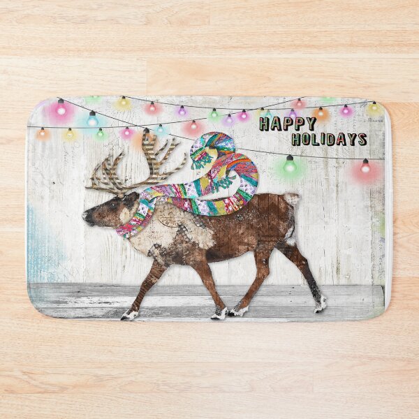 Item preview, Happy Holidays Reindeer designed and sold by Jennifer  Lambein.