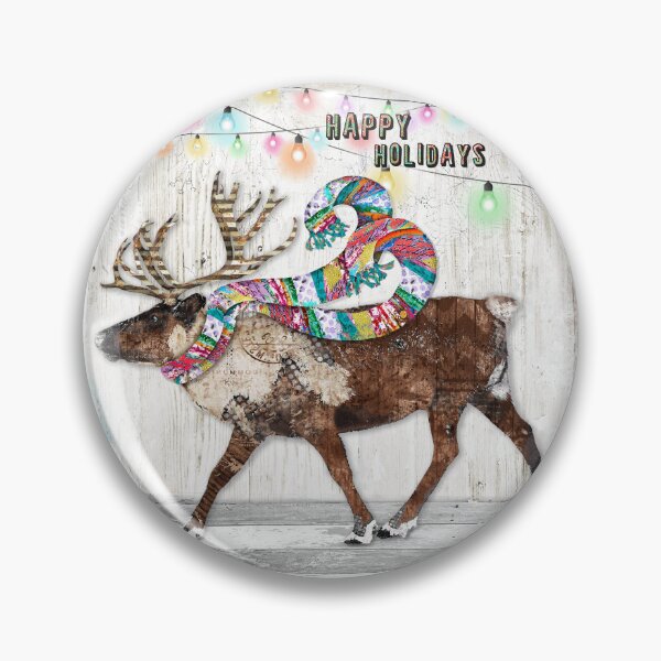 Item preview, Happy Holidays Reindeer designed and sold by Jennifer  Lambein.