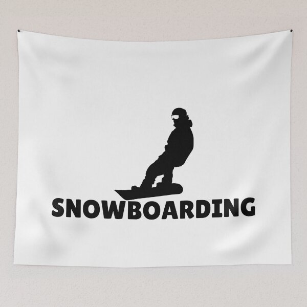 Item preview, SNOWBOARDING (2) - BLACK designed and sold by ArtsyCity.