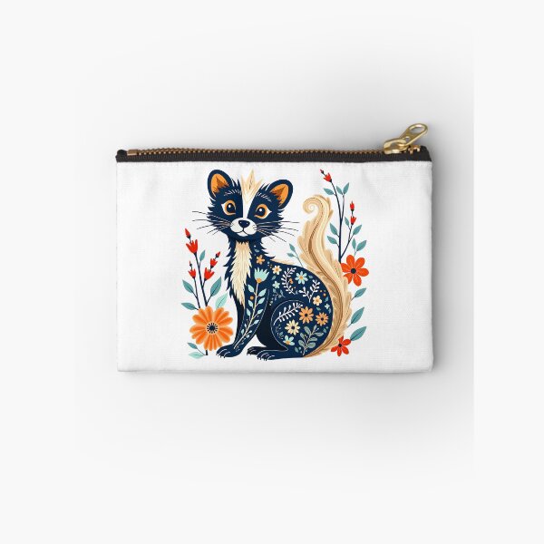 Item preview, Whimsical Floral Skunk Illustration designed and sold by BirdsnStuff.