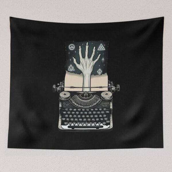 Item preview, Haunted Typewriter designed and sold by Getup-clothing.