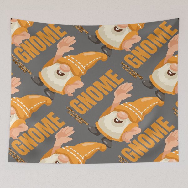 Item preview, Happy McGnome Is My Name | Fun Gnome Art with Waving Gnome | Cute Decor & Apparel for Gnome Lovers designed and sold by Gnome to Express.