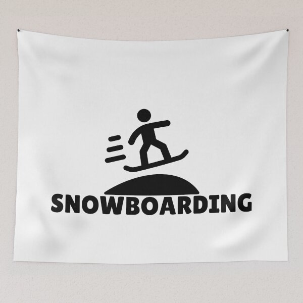 Item preview, SNOWBOARDING (3) - BLACK designed and sold by ArtsyCity.