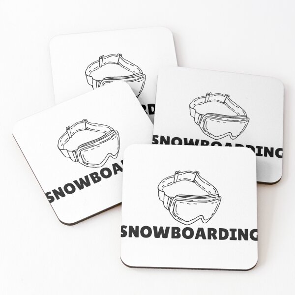 Item preview, SNOWBOARDING (4) - BLACK designed and sold by ArtsyCity.