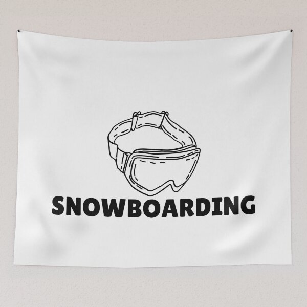 Item preview, SNOWBOARDING (4) - BLACK designed and sold by ArtsyCity.
