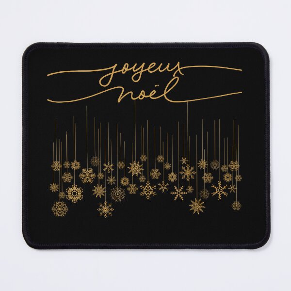 Item preview, Golden Joyeux Noël with snowflkes designed and sold by Rompecabezas.