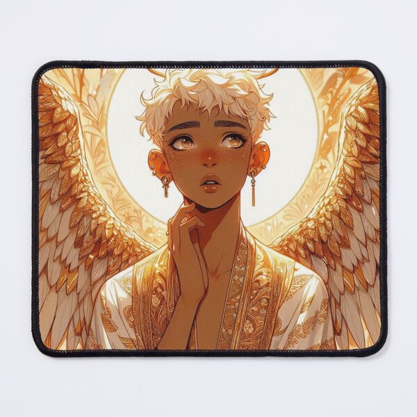 Item preview, Celestial Guardian Angel with Halo and Wings - Fantasy Otome Vibes designed and sold by FaydeFlora.